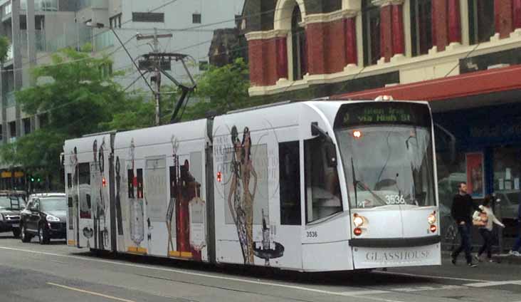 Yarra Trams Combino Glasshouse 3536